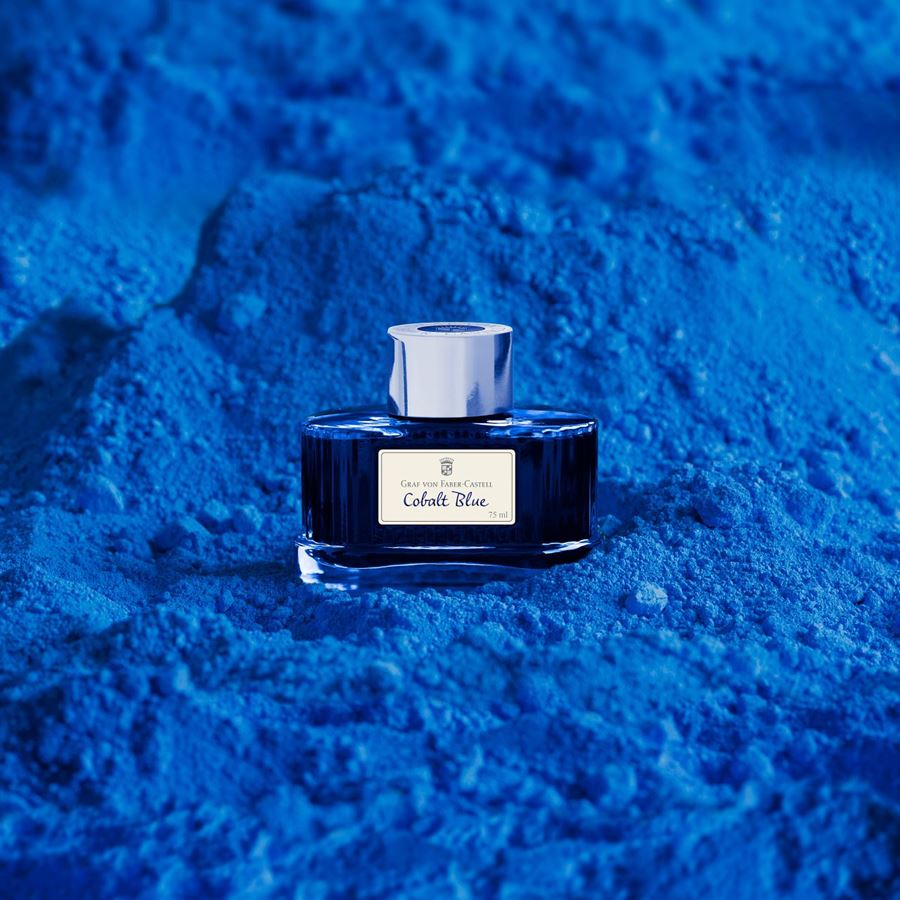 Graf-von-Faber-Castell - Flacon d’encre Bleu Cobalt, 75 ml