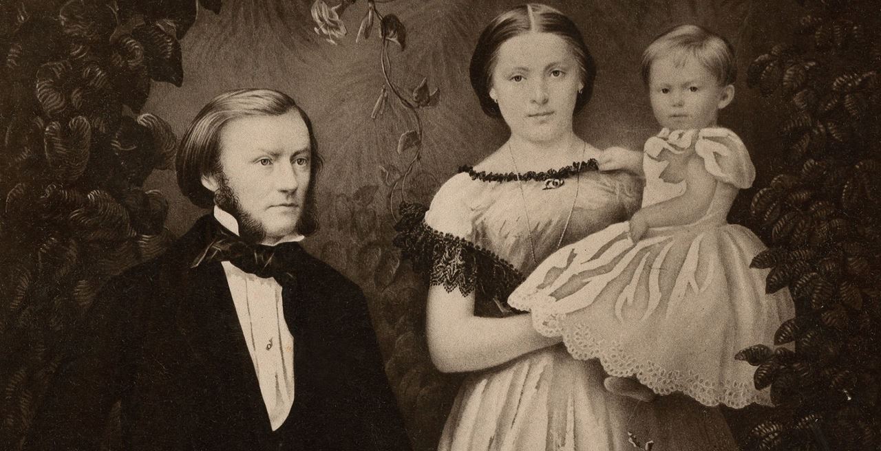 Eberhard Faber (1822-1879), son épouse Jenny et sa fille Bertha