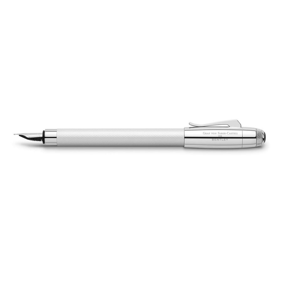 Graf-von-Faber-Castell - Fountain pen Bentley White Satin B