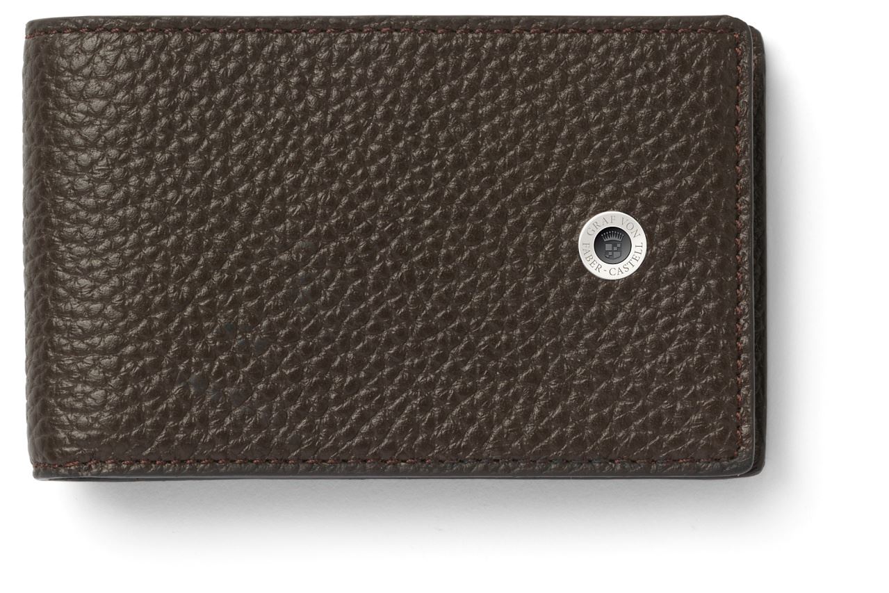 Graf-von-Faber-Castell - Small wallet Cashmere, dark brown