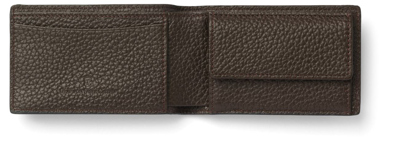 Graf-von-Faber-Castell - Small wallet Cashmere, dark brown