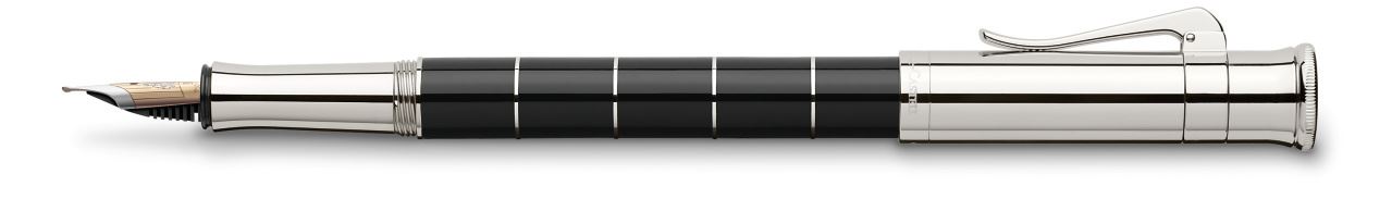 Graf-von-Faber-Castell - Fountain pen Classic Anello Black F