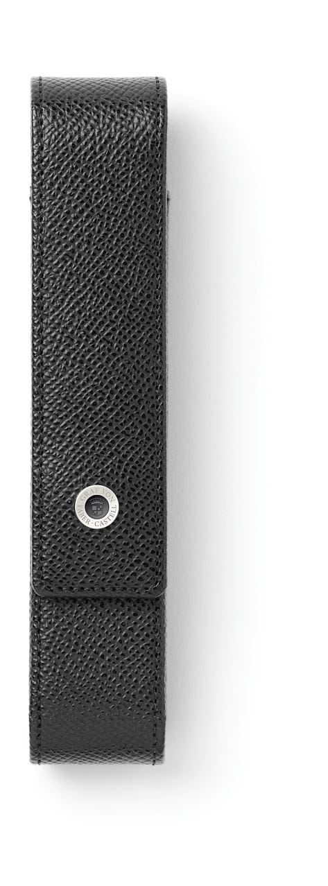 Graf-von-Faber-Castell - Etui 1 stylo cuir grainé, noir