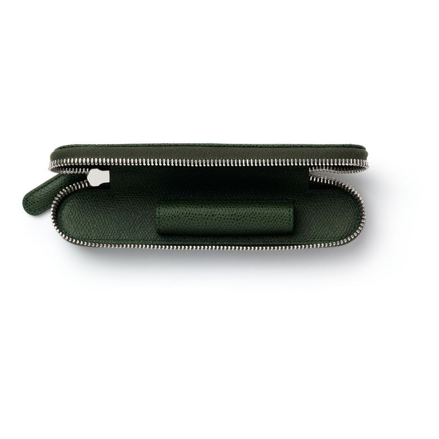 Graf-von-Faber-Castell - Étui Epsom pour 1 instrument d'écriture, zip, Vert Olive
