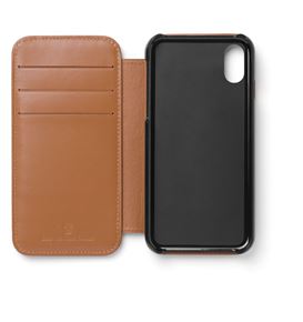 Graf-von-Faber-Castell - Smartphone cover for iPhone X Epsom, cognac