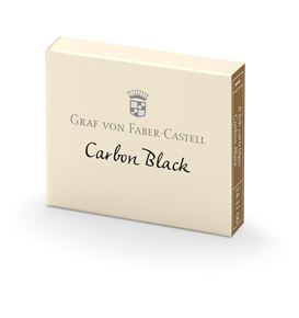 Graf-von-Faber-Castell - 6 cartouches, Noir Carbone