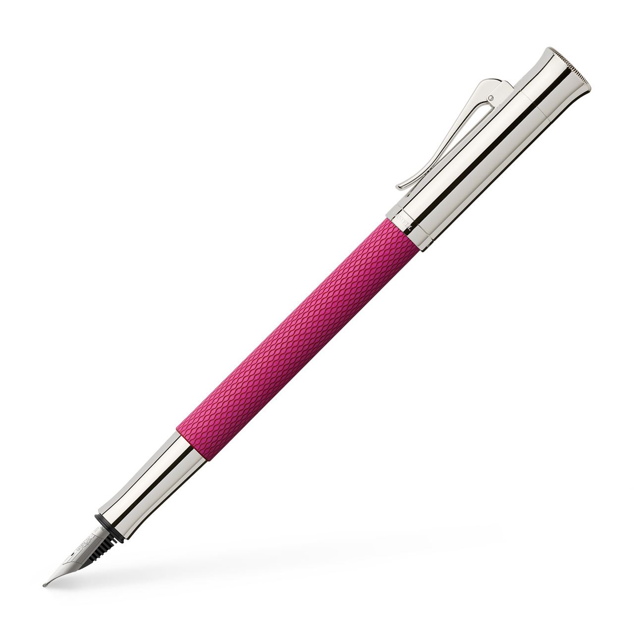 Graf-von-Faber-Castell - Fountain pen Guilloche Electric Pink F