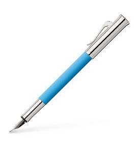 Graf-von-Faber-Castell - Stylo-plume Guilloché Bleu Azur B