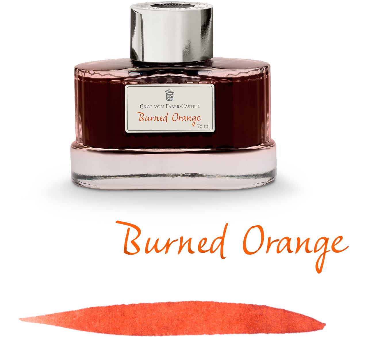 Graf-von-Faber-Castell - Ink bottle Burned Orange, 75ml