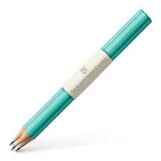 Graf-von-Faber-Castell - 3 crayons graphite Guilloché, Turquoise