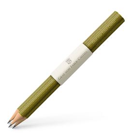 Graf-von-Faber-Castell - 3 graphite pencils Guilloche, Olive Green