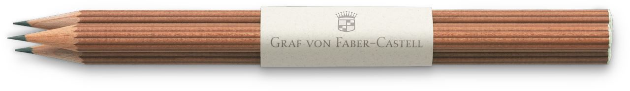 Graf-von-Faber-Castell - 3 graphite pencils, Brown