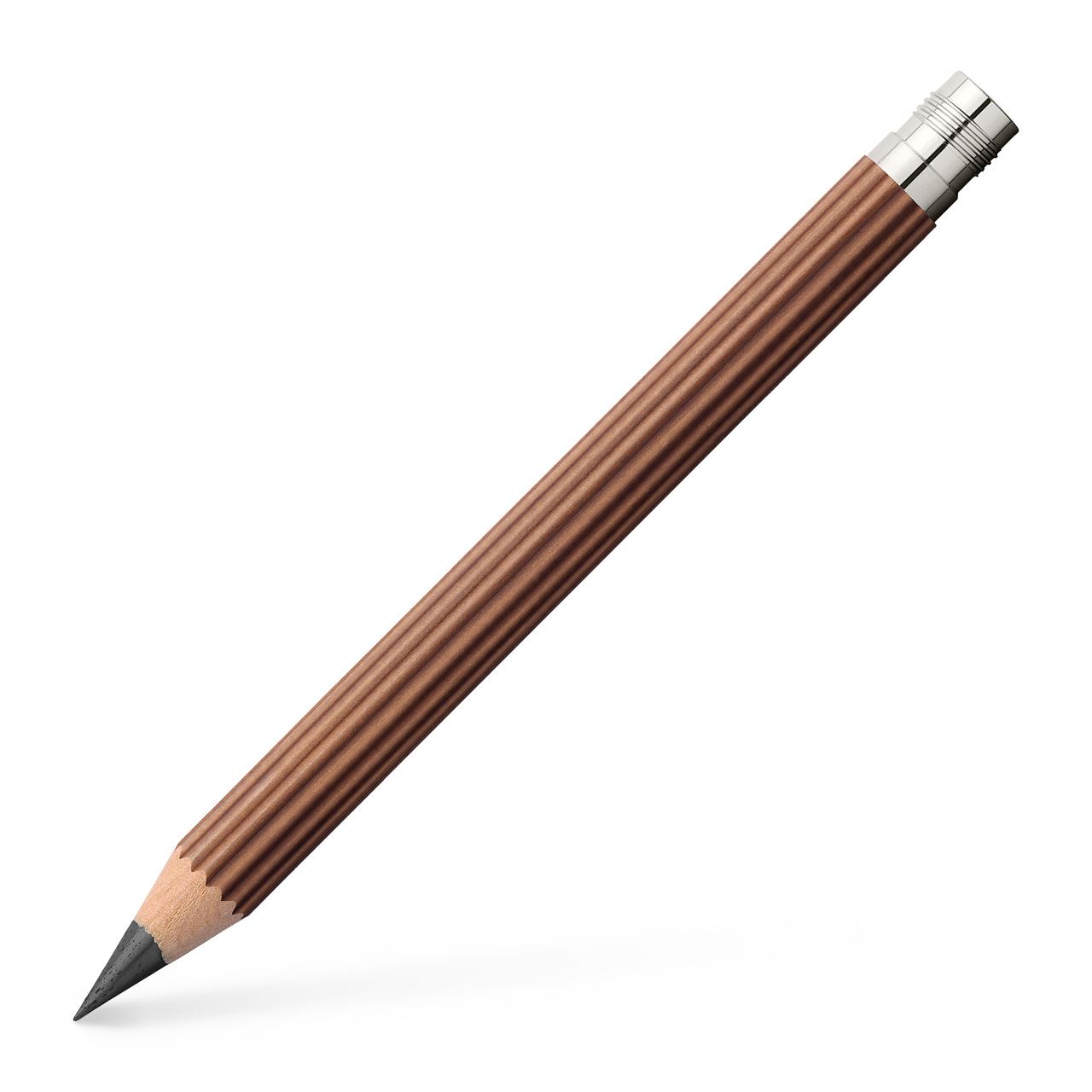 Graf-von-Faber-Castell - 3 spare pencils Perfect Pencil Magnum, Brown