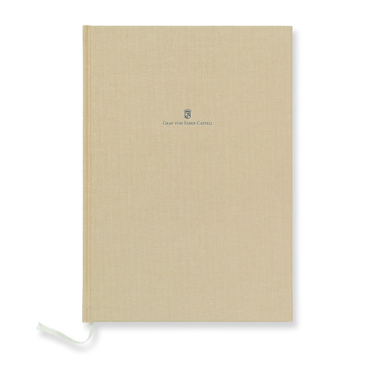 Graf-von-Faber-Castell - Notebook with linen cover A4 Golden brown