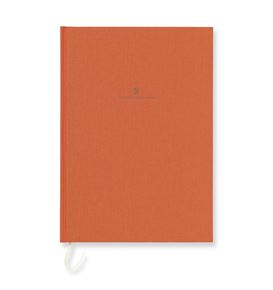 Graf-von-Faber-Castell - Cahier relié en lin A4 Orange Brûlée