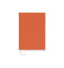 Graf-von-Faber-Castell - Cahier relié en lin A5 Orange Brûlée