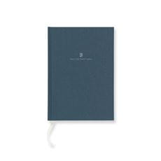 Graf-von-Faber-Castell - Cahier relié en lin A5 Bleu Nuit
